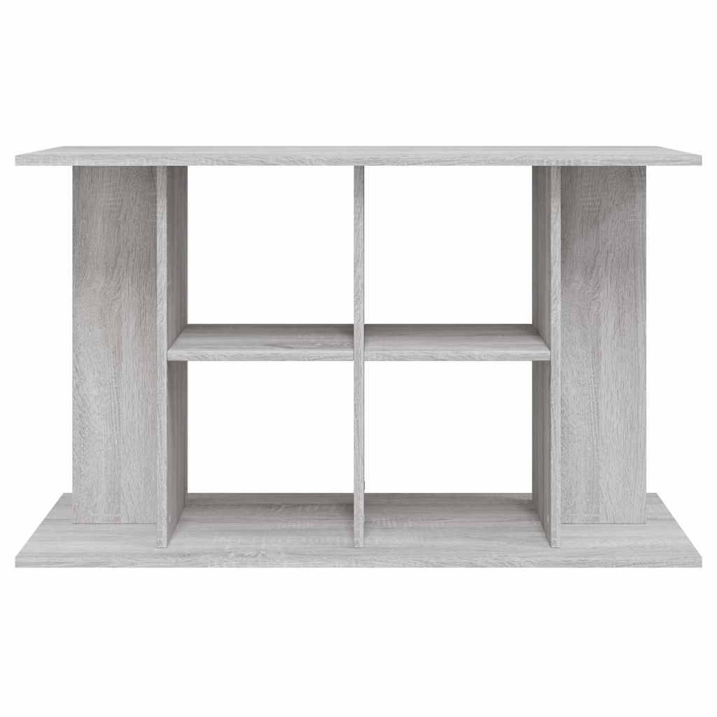 Meuble pour Aquarium Bois d'Ingénierie pour Salon avec Rangement 100x40x60 cm Gris Sonoma - ComfortXL Outdoor Living - Image 4