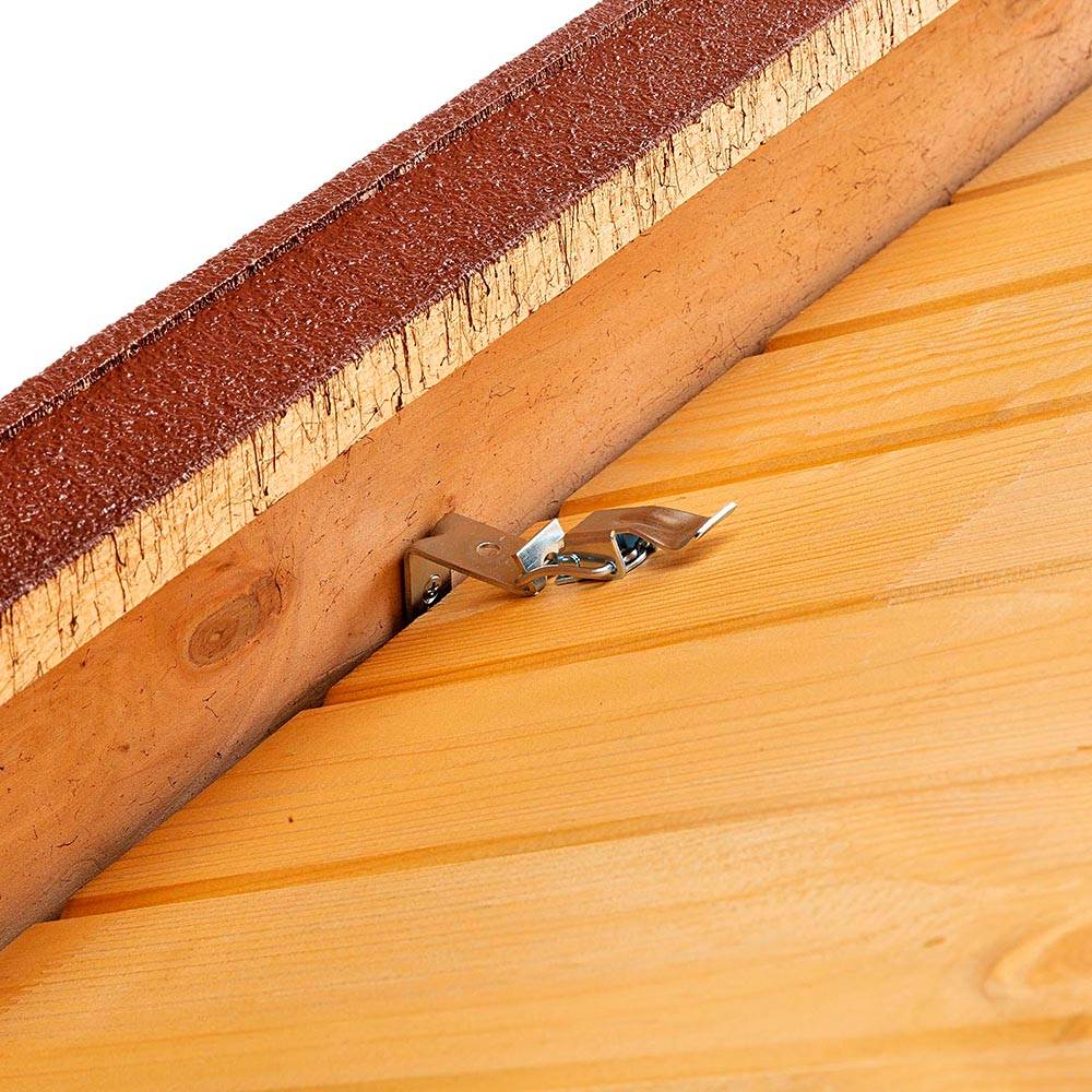 Ferplast - Ferplast Niche pour chiens pour l'extérieur DOMUS LARGE, bois FSC, Pieds isolants en plastique, Grille pour l'aération, Porte anti-morsures en - Imagen 7