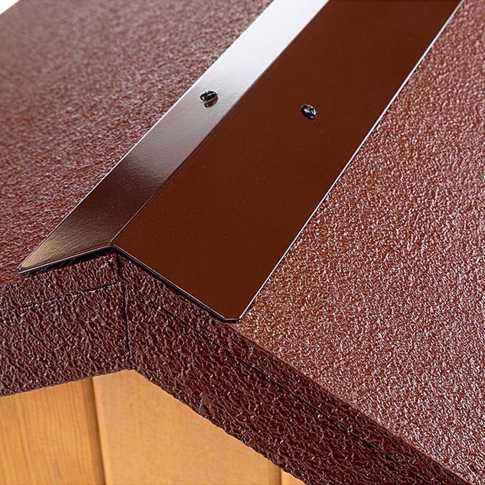 Ferplast - Ferplast Niche pour chiens pour l'extérieur DOMUS LARGE, bois FSC, Pieds isolants en plastique, Grille pour l'aération, Porte anti-morsures en - Imagen 9