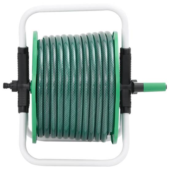 PANGIVO - Enrouleur de tuyau sur pied acier galvanisé vert 40 x 30 x 41 cm - PANGIVO - Image 2