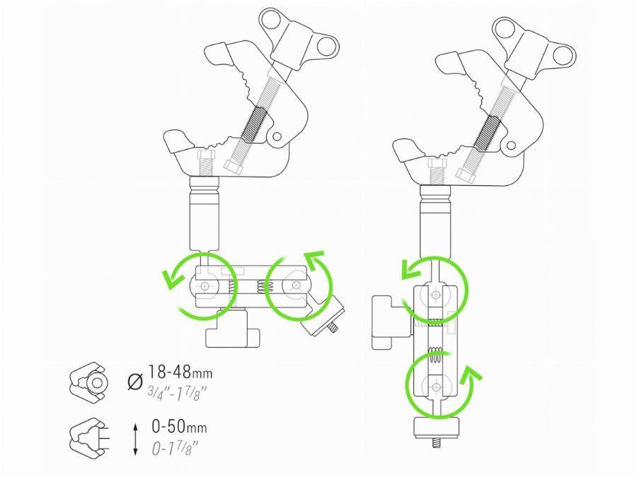 Support multi-positions PIHER - 34061 - Imagen 2