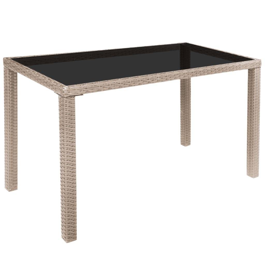 Vidaxl - Ensemble à manger d'extérieur avec coussins 5 pcs Rotin Beige vidaXL 42555 - Image 6