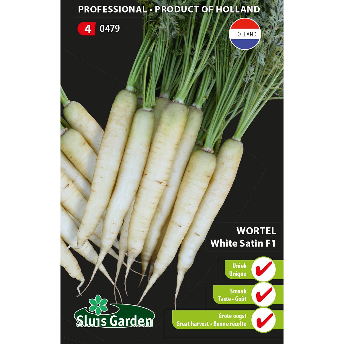 Carotte White Satin F1- Graines le sachet de 500 graines environ