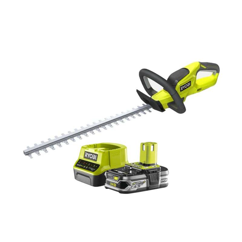Ryobi - Pack RYOBI Taille-haies 18V One+ OHT1845 - 1 Batterie 2.5Ah - 1 Chargeur rapide RC18120-125