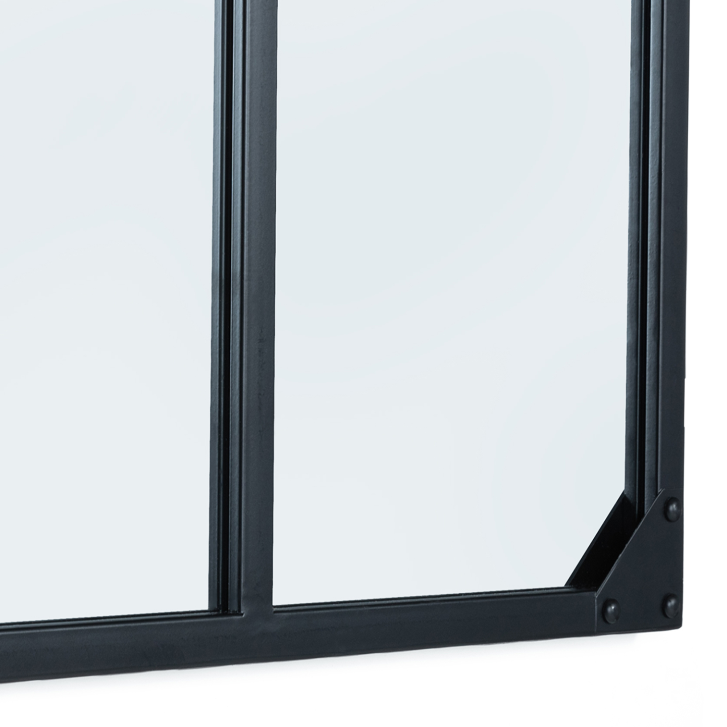Miroir verrière 4 bandes design industriel 110x70 cm - Image 5