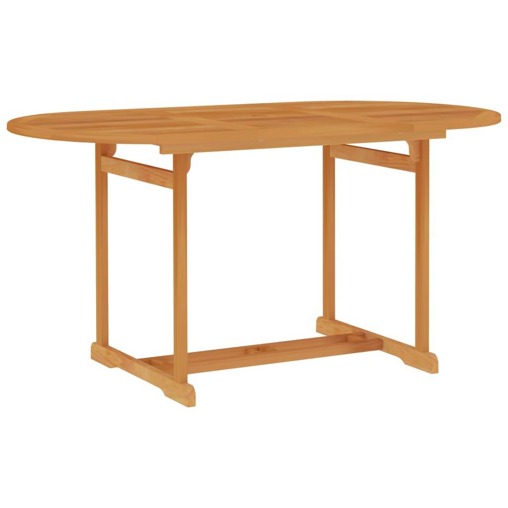 Helloshop26 - Salon de jardin meuble d'extérieur ensemble de mobilier 5 pièces avec coussins gris bois de teck massif - Imagen 2