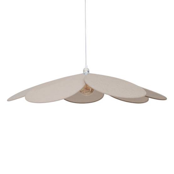 Suspension pétales D100 lin beige Naya Atmosphera - Image 1