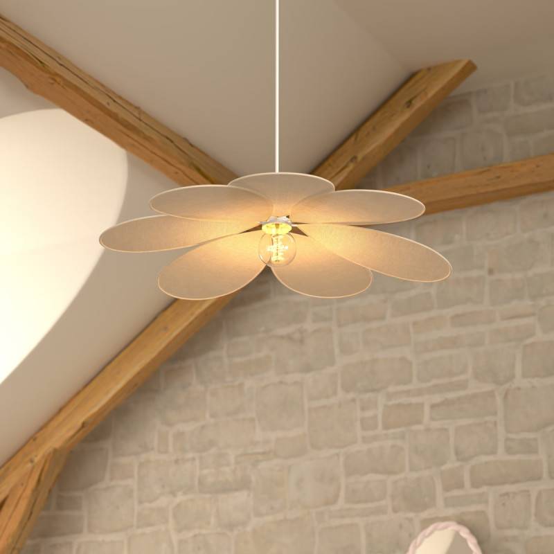 Suspension pétales D100 lin beige Naya Atmosphera - Image 2