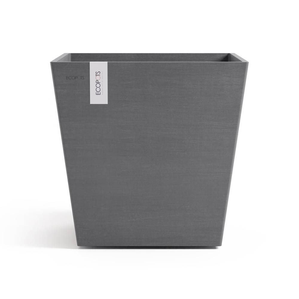 Ecopots - Pot Carré Rotterdam 45 Gris + réservoir d'eau - 45,4 x 45,4 x H. 44 cm - 63,5 L ECOPOTS - Imagen 2