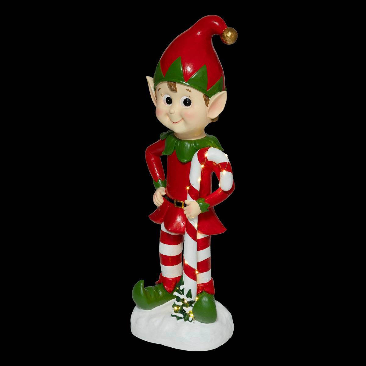 Fééric Lights & Christmas - Décoration d'intérieur lutin H90cm 5 LED blanc chaud à piles - Feeric Lights & Christmas - Imagen 2