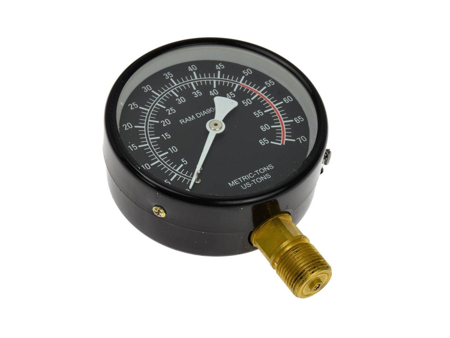 Kit Presse Hydraulique 50T Avec Vérin Pompe Deux Étages Manomètre 620 920 mm - Image 4