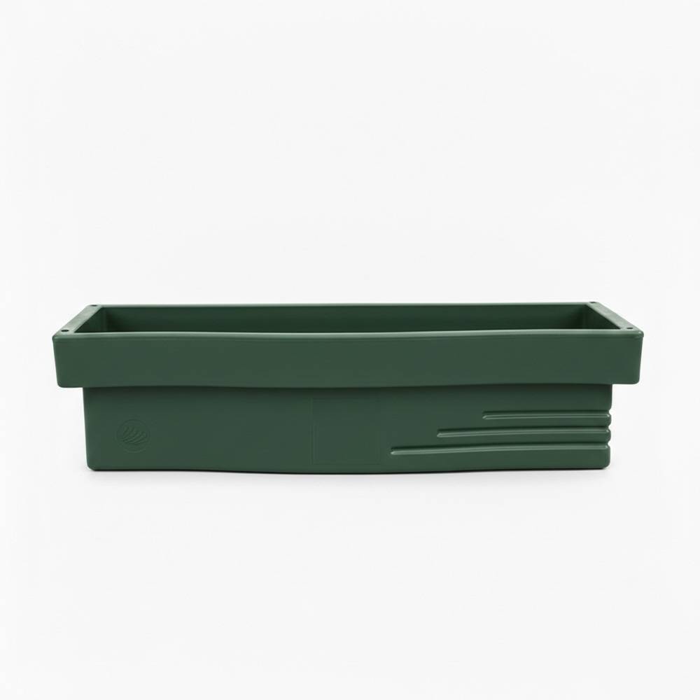 Jardinière design effet pierre 70l avec réserve d'eau-plast'up rotomoulage - Image 1