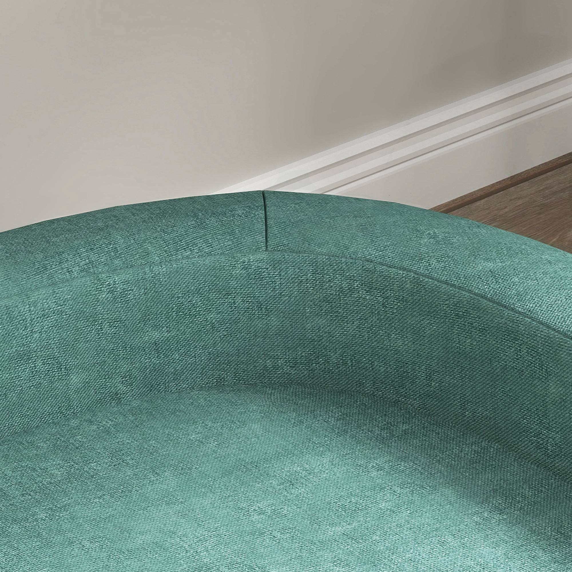 ComfortXL - Canapé pour chien polyester MDF 98 x 67 x 25 cm vert pour intérieur couchage surélevé coussin amovible - Image 9
