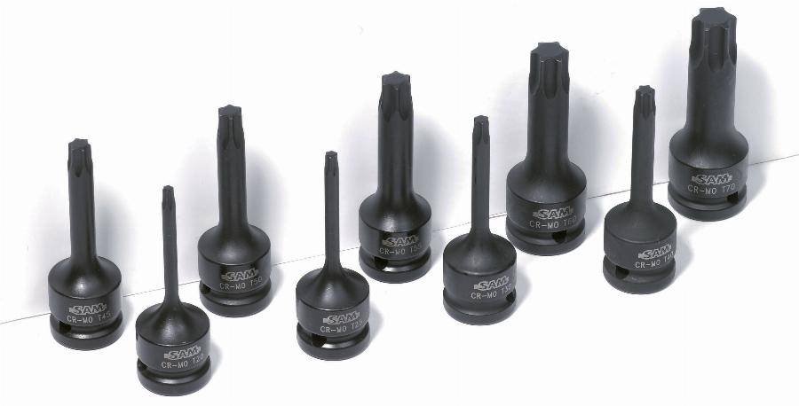 Douille tournevis 1/2 a chocs longue torx taille t30 SAM - NST30 - Imagen 1