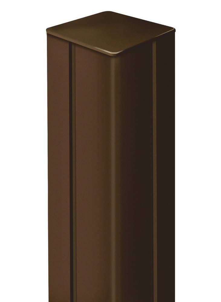 Nortène - Poteau ALUPOST pour panneaux décoratifs - 1,15 m - aluminium - Rouille Nortene