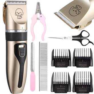 Set professionnel de tondeuses sans fil pour chiens et animaux de compagnie