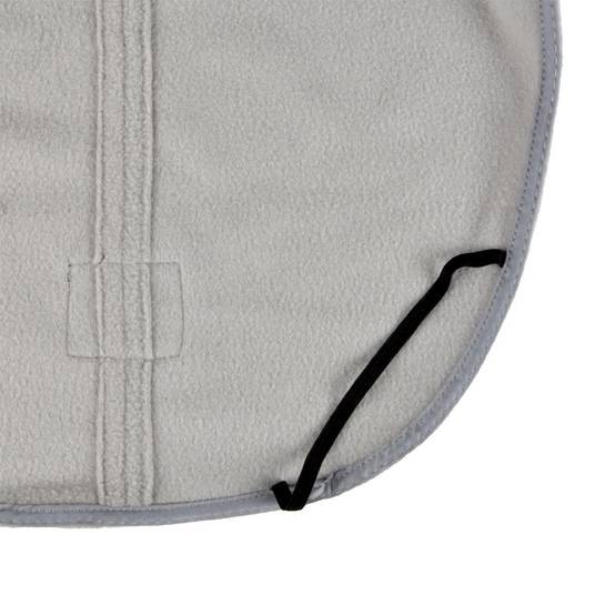 Love Story - Veste Polaire Chien "Frileux" 30cm Gris Clair - Image 5
