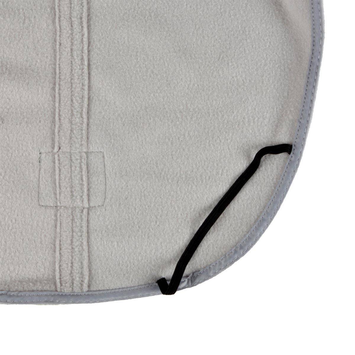 Love Story - Veste Polaire Chien "Frileux" 30cm Gris Clair - Image 5