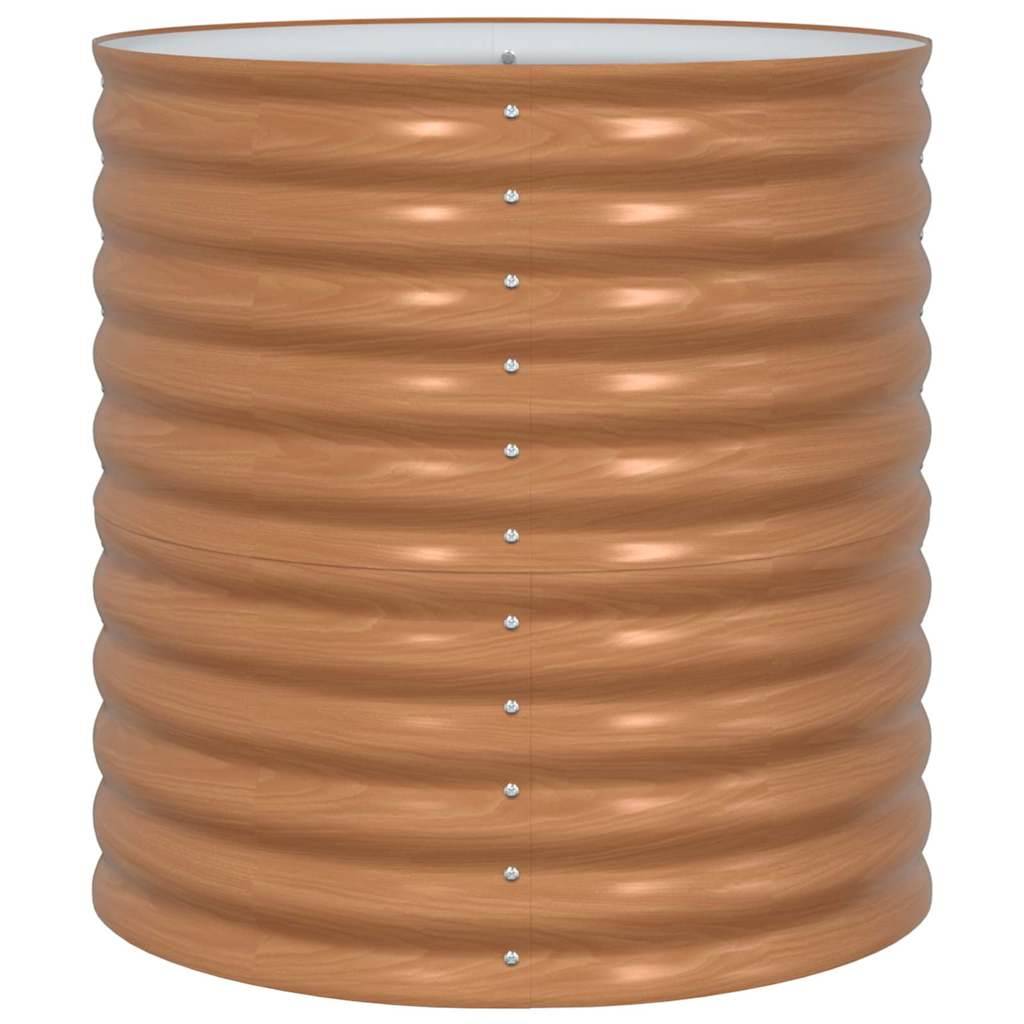 ComfortXL - Jardinière Haute Ergonomique en Métal Marron 81cm, Bac Potager pour Balcon – ComfortXL Outdoor Living - Image 5