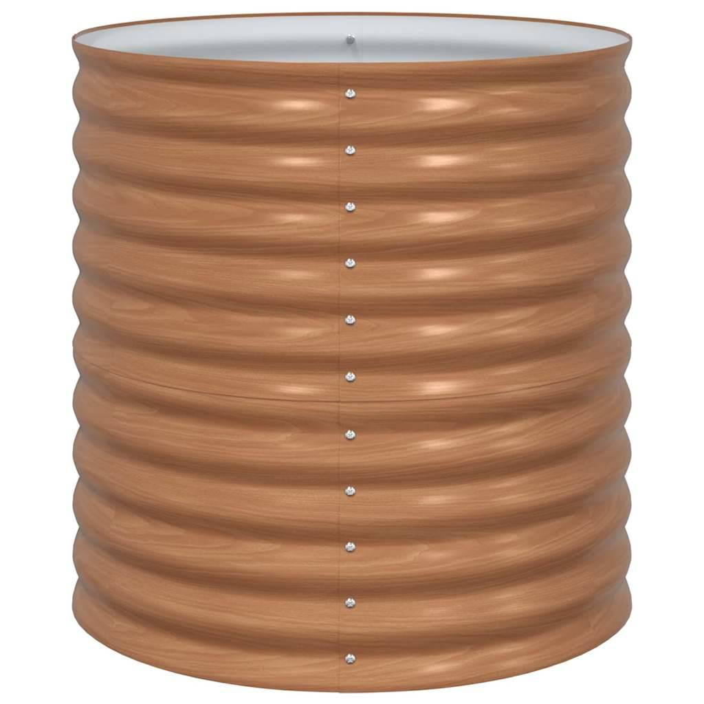 ComfortXL - Jardinière Haute Ergonomique en Métal Marron 81cm, Bac Potager pour Balcon – ComfortXL Outdoor Living - Image 6