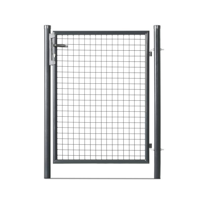 Portillon grillagé en acier galvanisé maille 50 x 50 passage L 1m x H1m00 Gris anthracite - Easy Clôture - Imagen 1