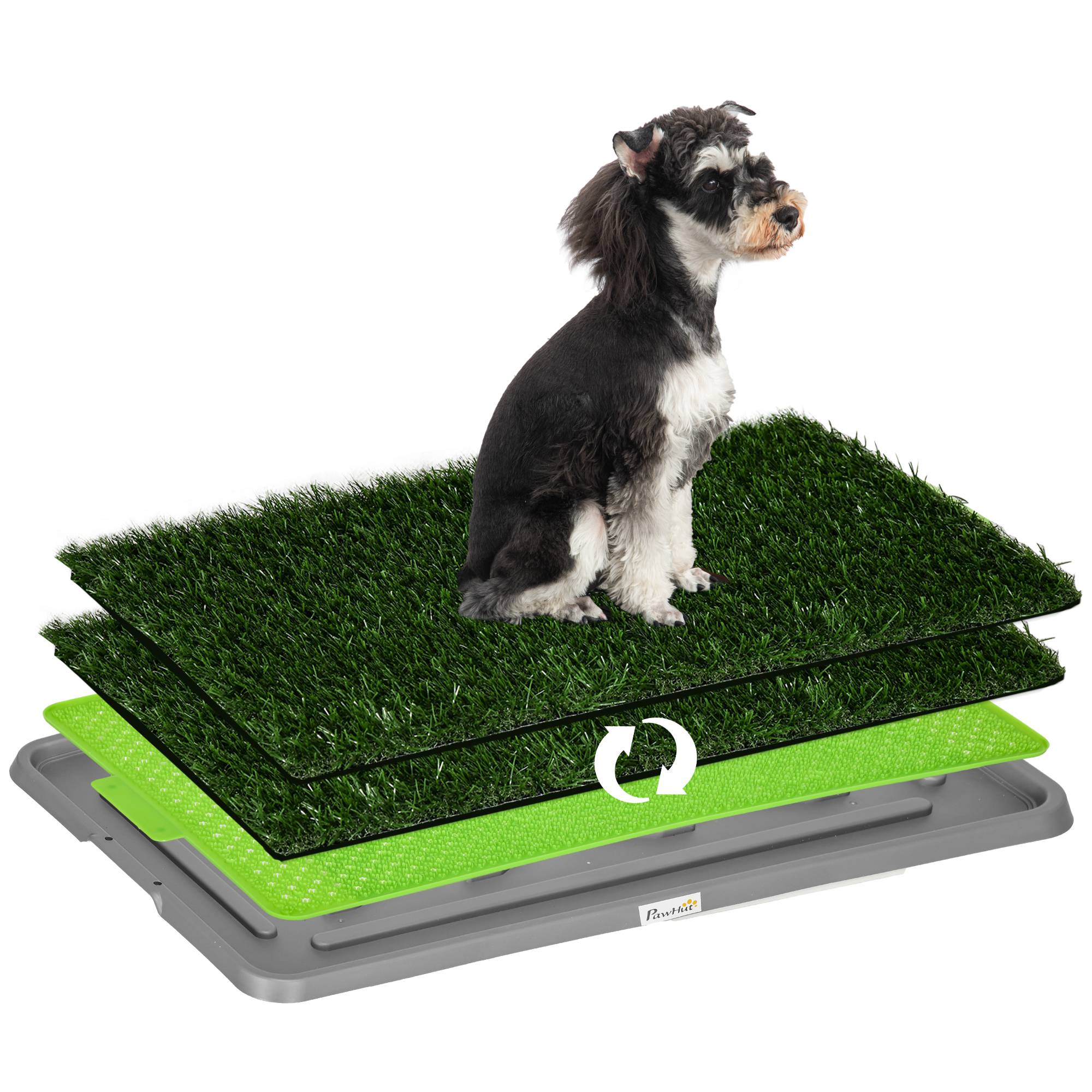 ComfortXL - Toilette chien gazon artificiel 67x41 cm vert intérieur extérieur apprentissage propreté - ComfortXL Outdoor Living