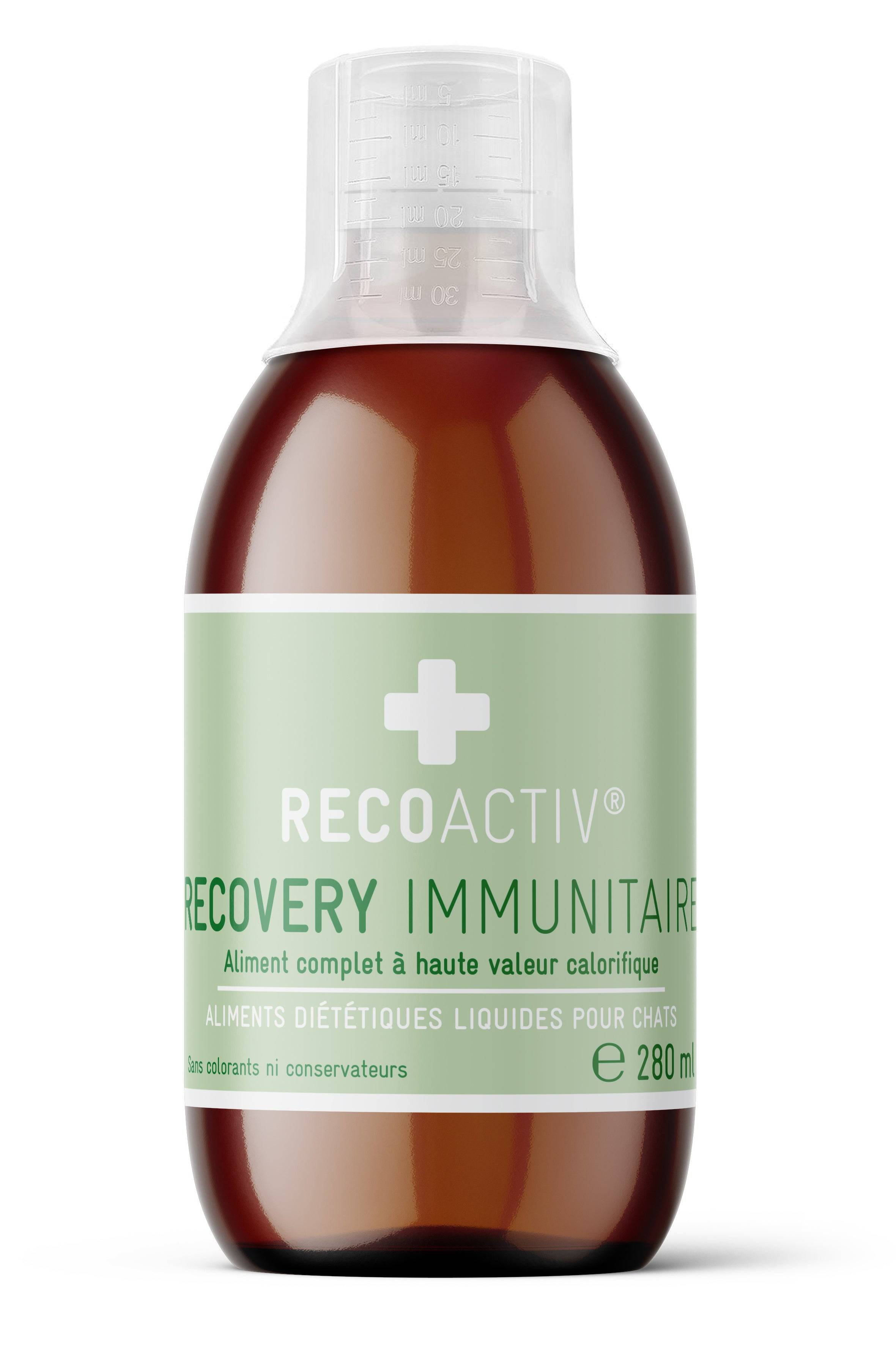 Immunitaire Tonique Recovery Immun pour chats, 280ml, en cas de malnutrition, en convalescence, pour la prise de poids - RECOACTIV® - Image 3