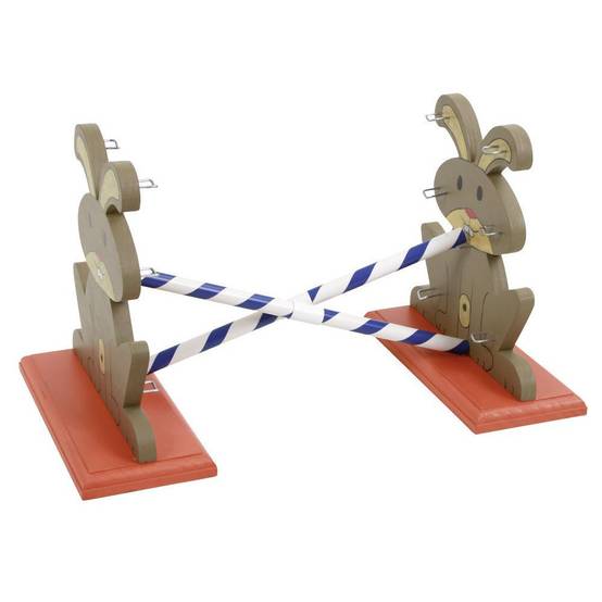 Obstacle Agility Kaninhop, pour rongeurs et lapins, taille: 62 cm par 33 cm et 34 cm - Image 6