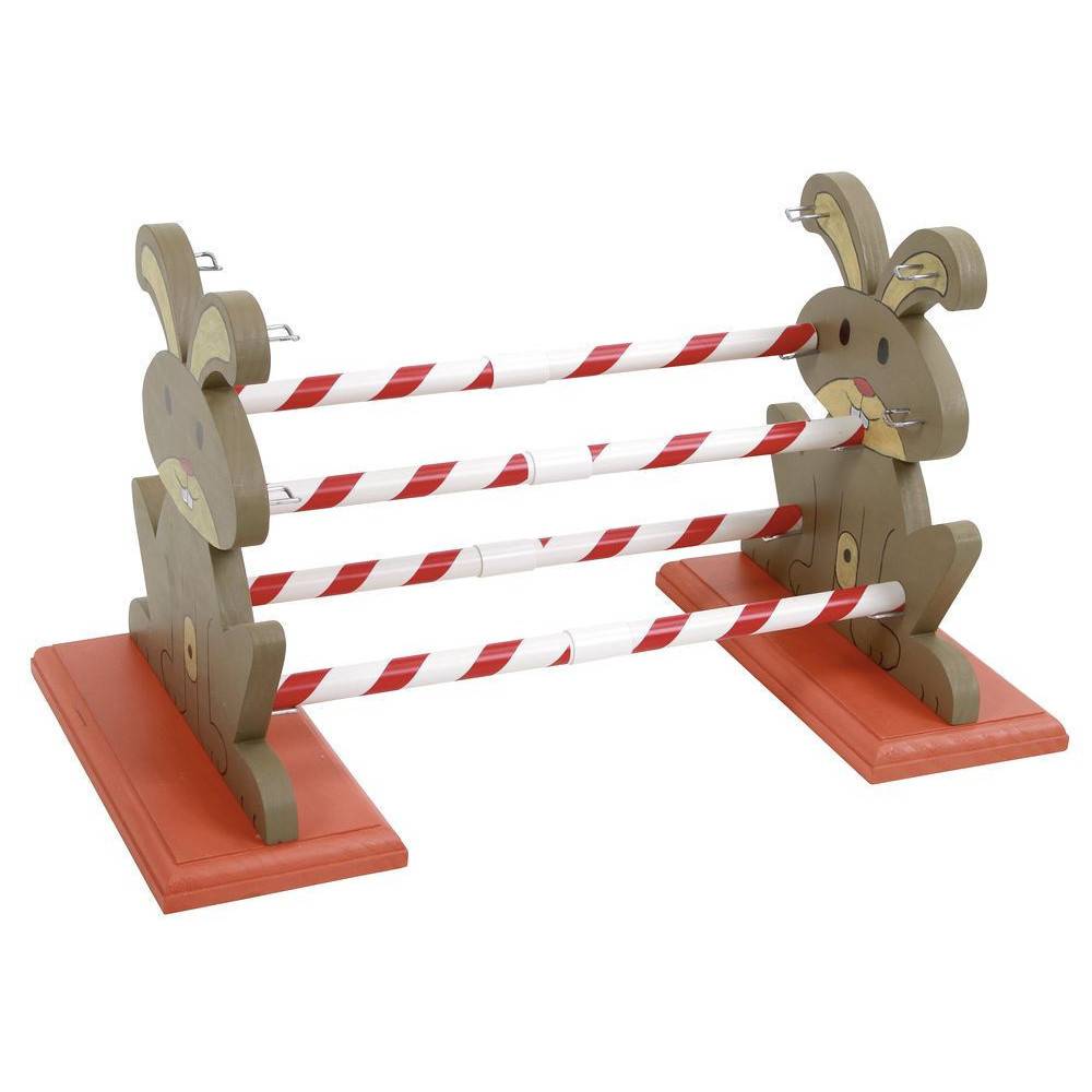 Obstacle Agility Kaninhop, pour rongeurs et lapins, taille: 62 cm par 33 cm et 34 cm - Imagen 4