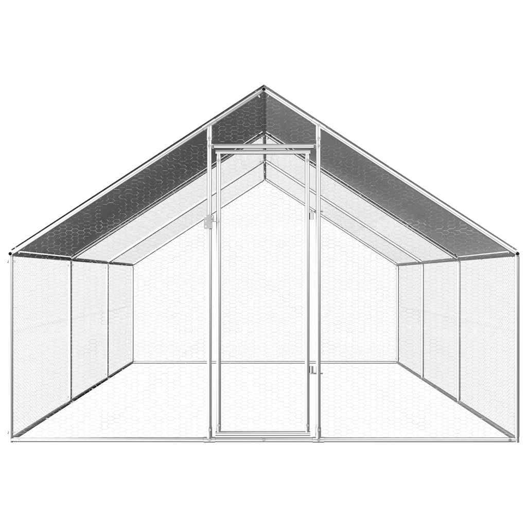 Vidaxl - Poulailler d'extérieur 2,75 x 6 x 1,92 m Acier galvanisé vidaXL 170790 - Image 2