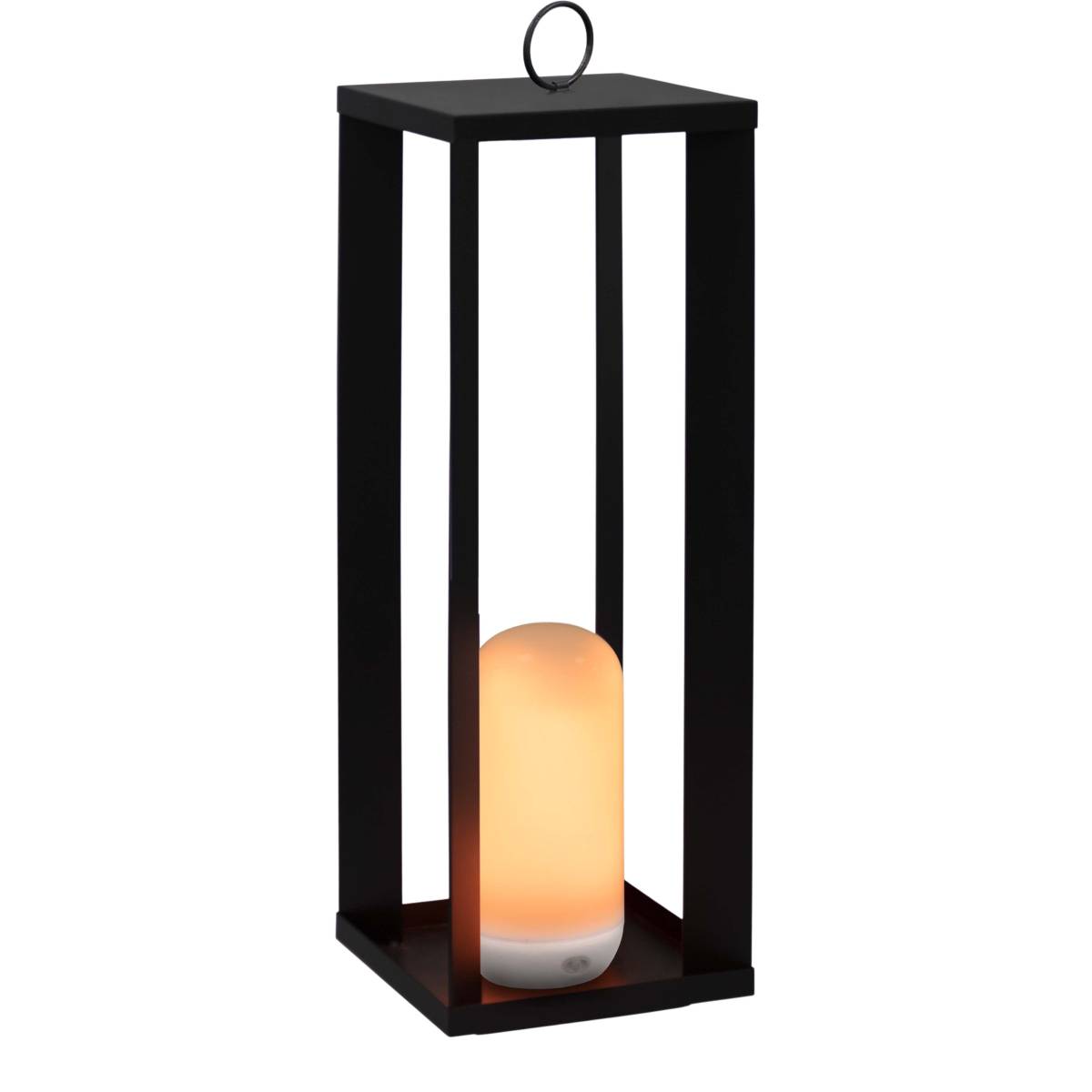 Lanterne de jardin en métal sur batterie Siroco 50 cm - Imagen 1