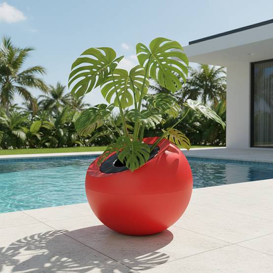 Pot de fleurs dolce vita 300l - plast'up rotomoulage - Image 4