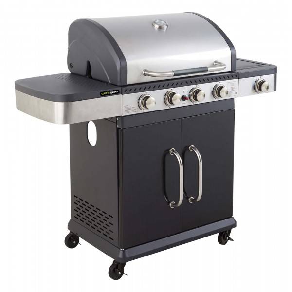 Cook in Garden - Barbecue à gaz 4 brûleurs 14,5 kW avec desserte pour 10 personnes FIDGI 4 Cook’in Garden - Imagen 2
