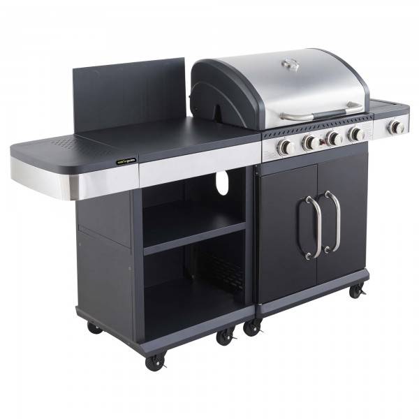 Cook in Garden - Barbecue à gaz 4 brûleurs 14,5 kW avec desserte pour 10 personnes FIDGI 4 Cook’in Garden - Imagen 1