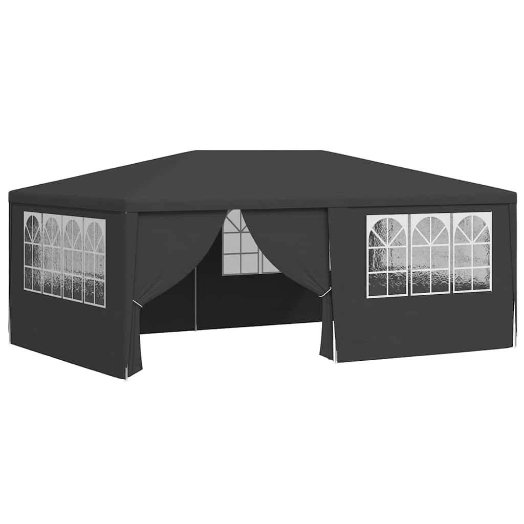 Vidaxl - Tente de réception et parois latérales 4x6 m Anthracite 90 g/m² 24 m² vidaXL 48537 - Image 2