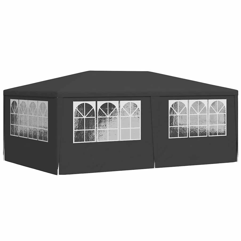 Vidaxl - Tente de réception et parois latérales 4x6 m Anthracite 90 g/m² 24 m² vidaXL 48537 - Image 6