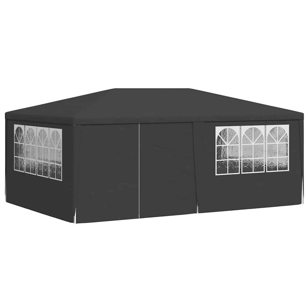 Vidaxl - Tente de réception et parois latérales 4x6 m Anthracite 90 g/m² 24 m² vidaXL 48537 - Image 4