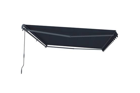 Store banne monobloc VECCHIO 4 m x 3 m - Toile premium 320g/m2 Gris - Image 8