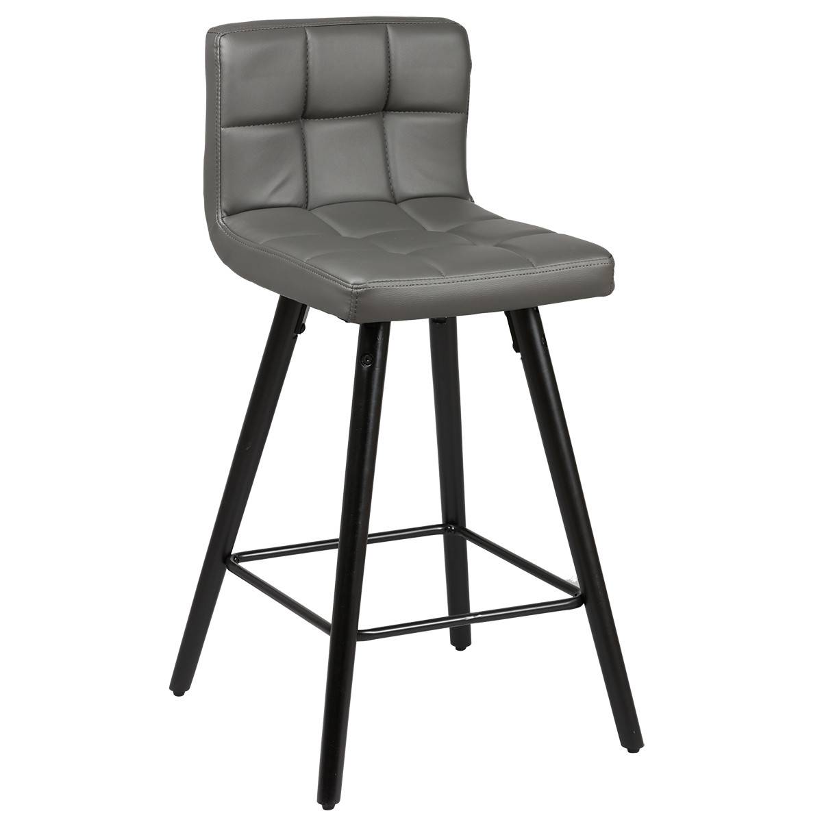 Lot de 2 Tabourets Gris - SOREN - Image 3