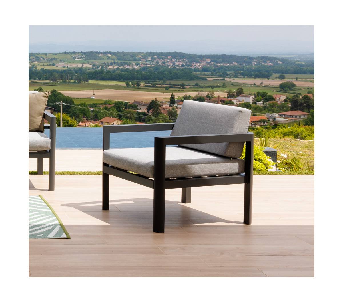 Salon de jardin  en aluminium  5 places  SEATTLE - Imagen 4