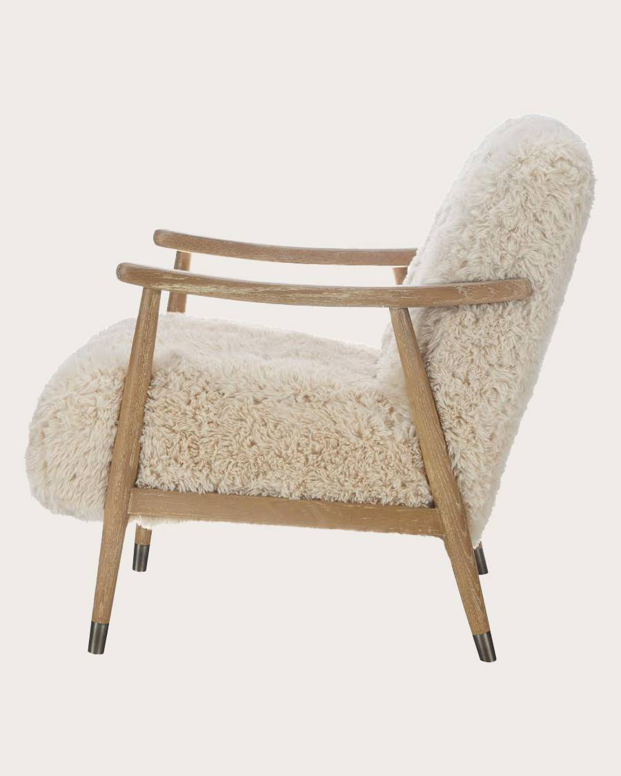 Lina - Fauteuil en bois massif - UNIQKA - Imagen 4