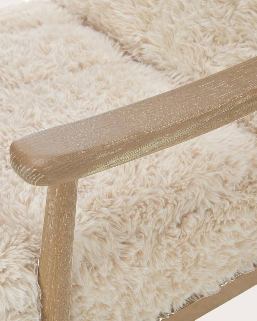 Lina - Fauteuil en bois massif - UNIQKA - Imagen 6