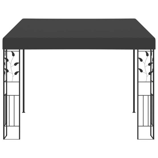 ComfortXL - Pergola Adossée Acier et Tissu Polyester Protection UV pour Jardin Anthracite 3x3 m – ComfortXL Outdoor Living - Image 2
