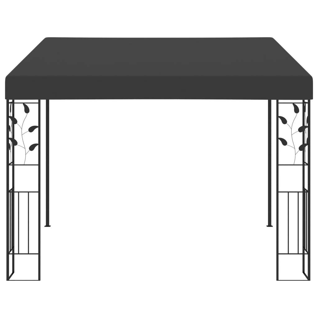 ComfortXL - Pergola Adossée Acier et Tissu Polyester Protection UV pour Jardin Anthracite 3x3 m – ComfortXL Outdoor Living - Image 2