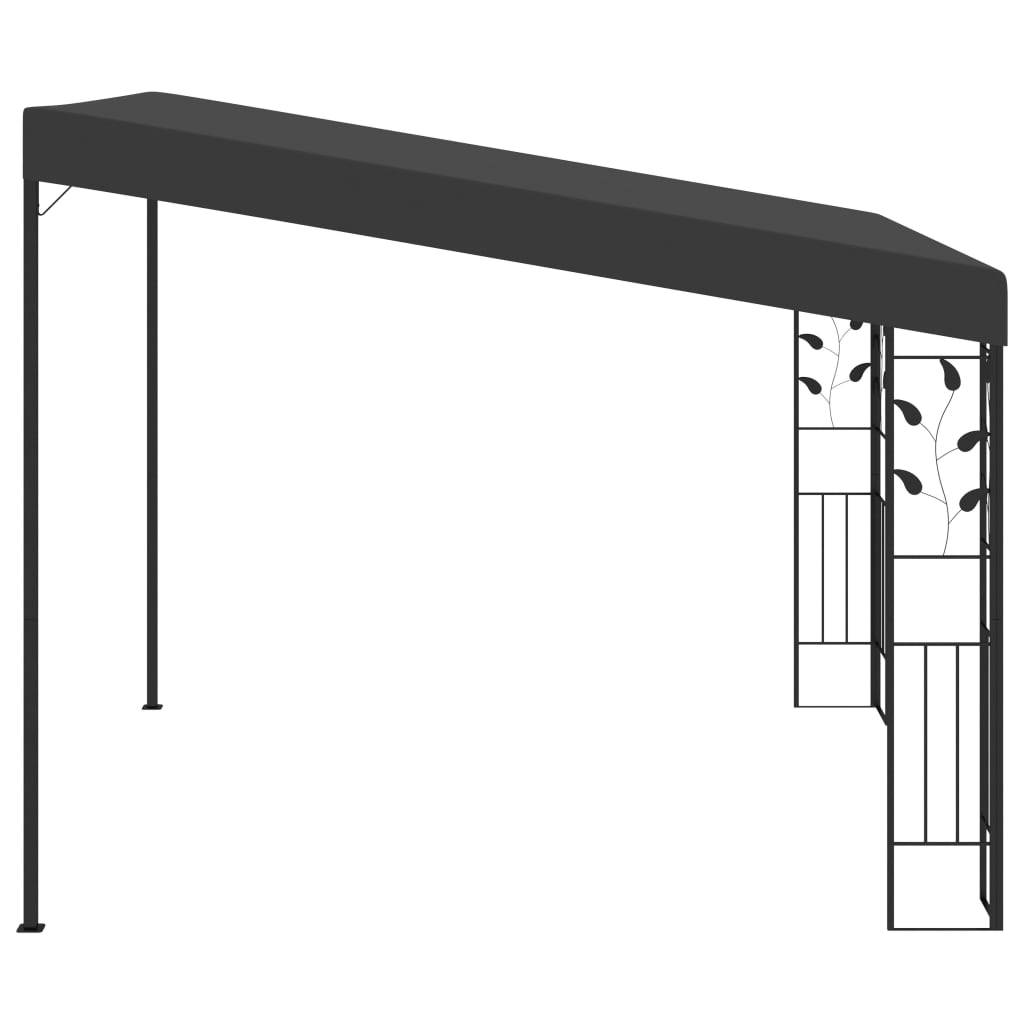 ComfortXL - Pergola Adossée Acier et Tissu Polyester Protection UV pour Jardin Anthracite 3x3 m – ComfortXL Outdoor Living - Image 4