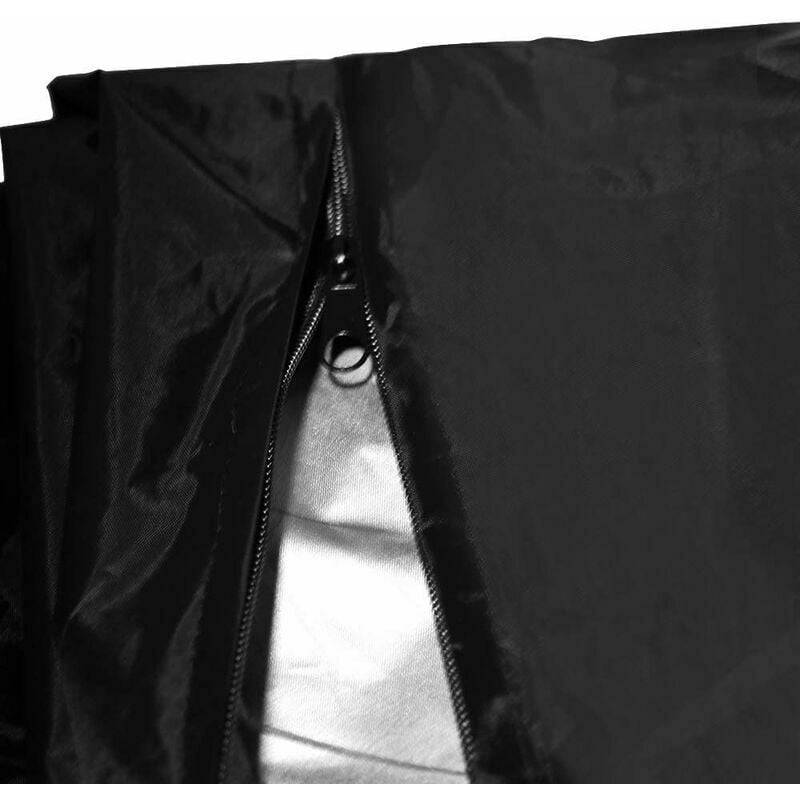 IntiMeg - Housse de Protection pour Oeufs Chaise Imperméable Suspendue Housse de Chaise de Jardin Oeuf--Noir avec fermeture éclair 115 *190CM IntiMeg - Image 2