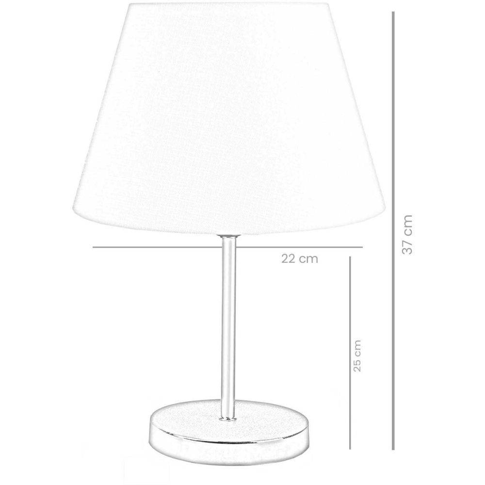 Hanah Home - Lampe à poser en métal et PVC Naya (Lot de 2) - Imagen 2