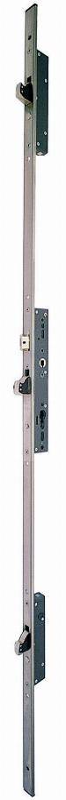 Serrure 3 points Multiblindo Inox ISEO pêne réversible - Têtière U 1860x24x6 - Axe 35 - 795101352 - Image 1
