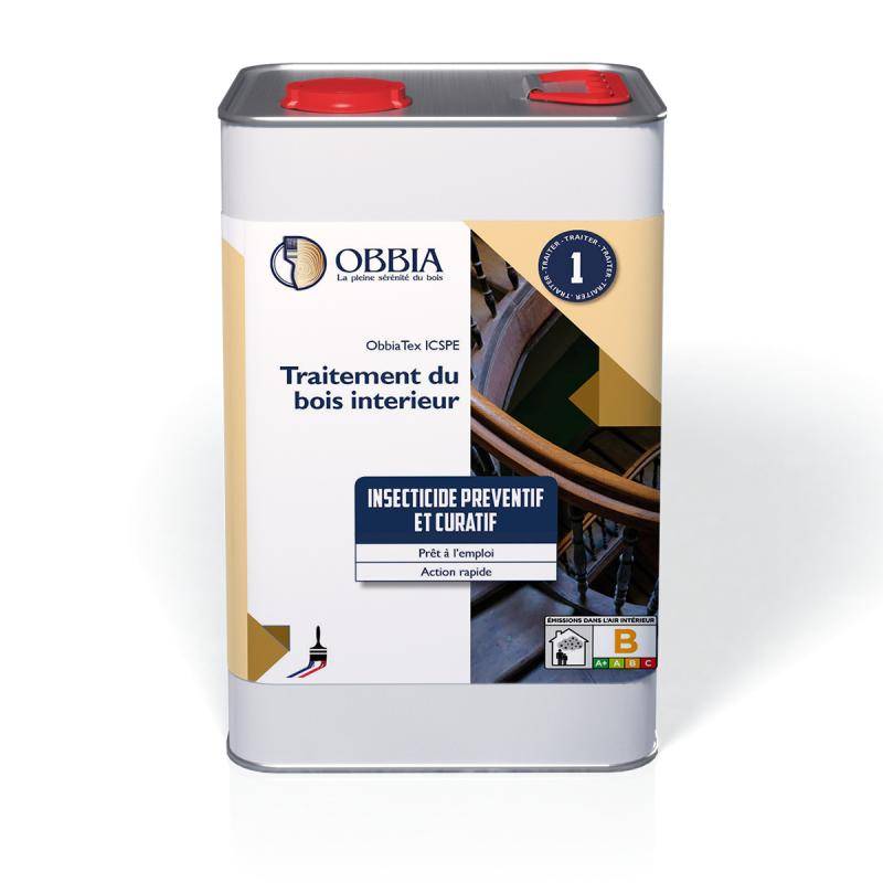 Traitement du bois OBBIA Insecticide préventif et curatif 5L - TEXICSPE5 - Imagen 1