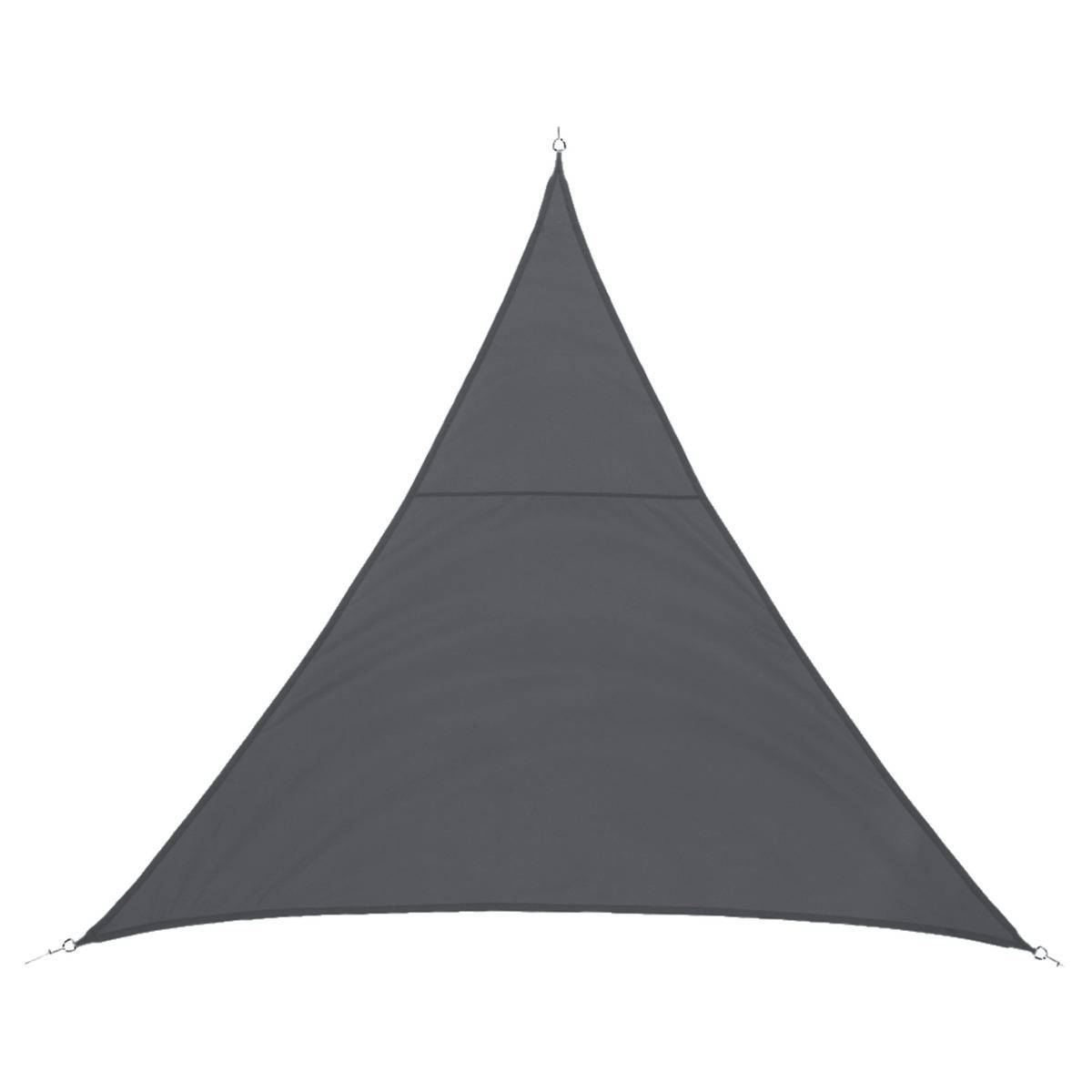 Hesperide - Voile d'ombrage triangulaire "Shae" ardoise 4x4x4m en polyester Hespéride - Imagen 1